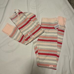 Old Navy thermal pj set